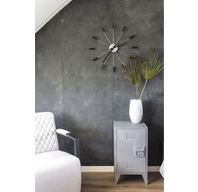 Horloge murale Plug Inn noir Ø 58 cm