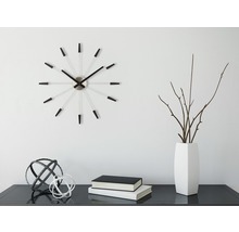 Horloge murale Plug Inn noir Ø 58 cm