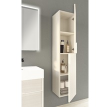 Armoire haute Baden Haus Space 150x35 cm blanc Rock 2 portes