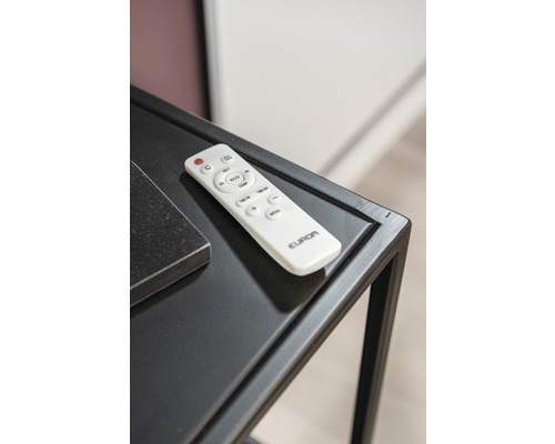 Eurom Fernbedienung auf einem Tisch