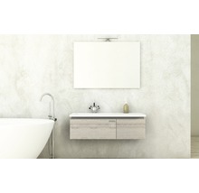 Waschtischunterschrank Baden Haus Avril BxHxT 100 x 30 cm x 45 cm Frontfarbe eiche hell holzdekor