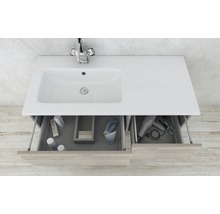Waschtischunterschrank Baden Haus Avril BxHxT 100 x 30 cm x 45 cm Frontfarbe eiche hell holzdekor