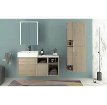 Spiegelschrank SPACE 50x70cm, LED verspiegelt schwarz