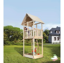 Spielturm weka Tabaluga mit Sandkasten natur