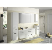 Armoire de toilette Pelipal Xpressline 4010 140 x 17 x 70,3 cm blanc 3 portes IP 20-thumb-1