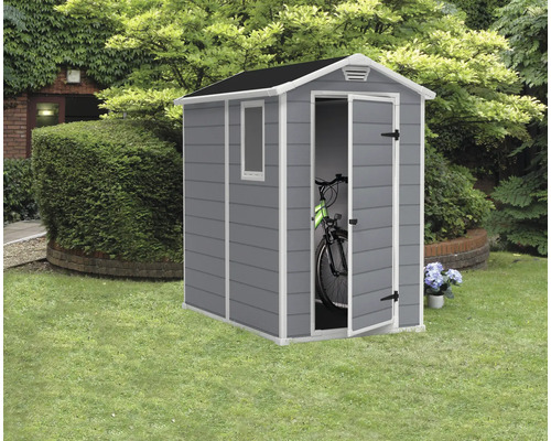 Remise à outils en plastique Keter Manor 4x6 S 118 x 184 cm gris Remise à outils en plastique Keter Manor 4x6 S 118 x 184 cm gris