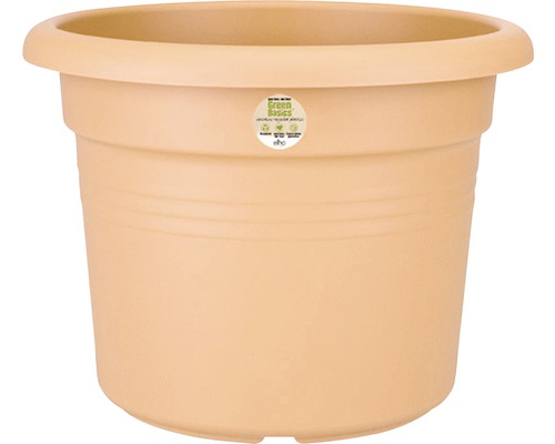 Pot de fleurs rond en plastique