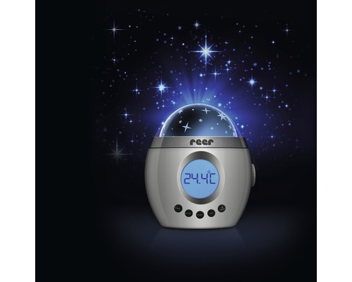 Projecteur ciel étoilé Reer avec affichage de la température