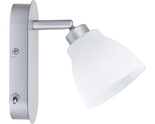 Applique murale avec tête pivotante et interrupteur