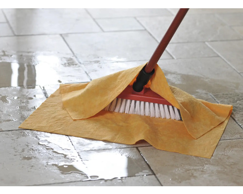 Balai à franges avec chiffon pour nettoyer les sols carrelés