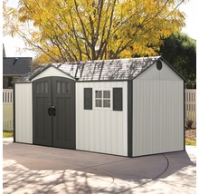 Abri de jardin avec double porte et fenêtre