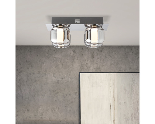 Deckenleuchte mit zwei Glaslampen