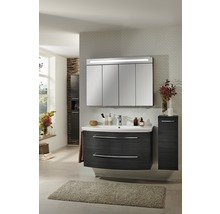 Spiegelschrank FACKELMANN 110 x 16,5 x 78,5 cm chocolate oak 4-türig LED IP 20