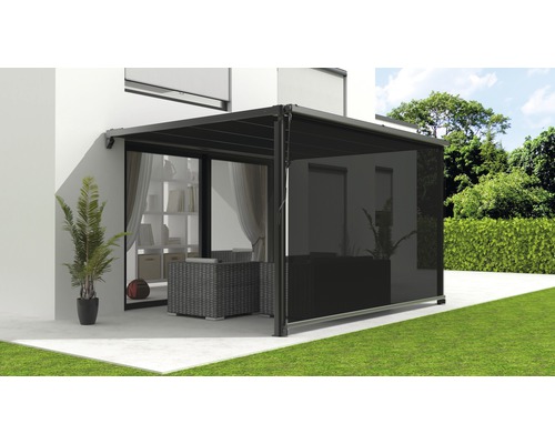 Pergola avec écran d''intimité pour l''extérieur