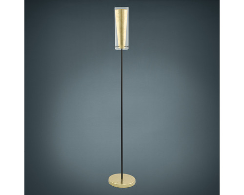 EGLO Stehlampe Pinto gold-schwarz Luxemburg E27/60 Watt - HORNBACH 1-flammig