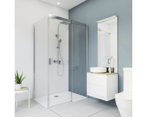 Panneau mural de douche BREUER - pierre blanc 210 x 100 cm 9482508000202