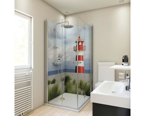 Panneau mural de douche BREUER - phare 210 x 90 cm 9496523000201