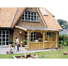 Parapet coffrage de couvercle en pin Douglas 220x84 cm