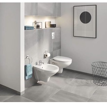 Abattant WC lavant Bau avec frein de chute blanc Grohe