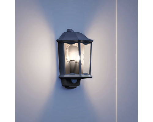 Applique murale extérieure éclairée avec détecteur de mouvement