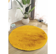 Teppich Romance senfgelb rund Ø 160 cm