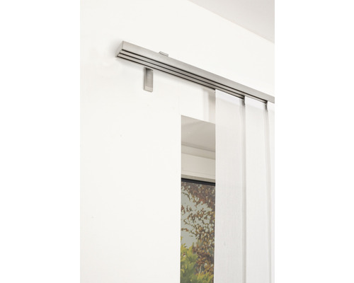 Panneau de rideaux coulissants avec rail métallique pour l''aménagement intérieur