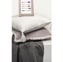 Coussin décoratif Zoe blanc 45x45 cm