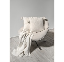 Coussin décoratif Zoe blanc 45x45 cm