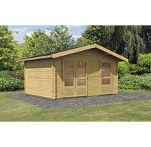 Blockbohlenhaus Karibu Lagor 1 468 x 390 cm natur