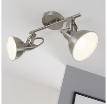 Plafonnier avec deux spots