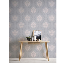 Vliestapete 37552-3 New Elegance Ornament grau