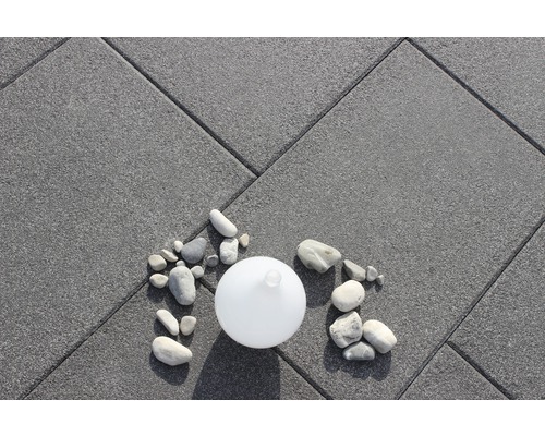 Dalles pour terrasses en béton iStone Starter basalte 40x40x4cm