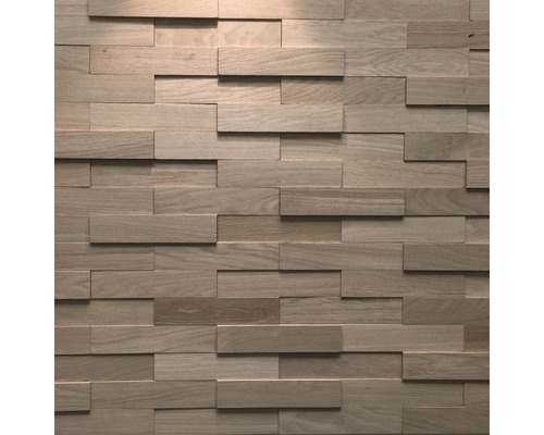 Panneau mural en bois avec aspect tridimensionnel