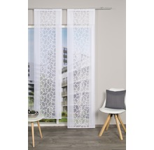 Schiebegardine Konturo weiss 57x125 cm
