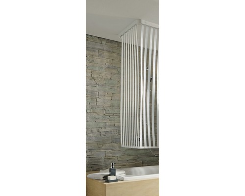 Store de douche de rechange étroit pour cassette Kleine Wolke 53 x 240 cm blanc