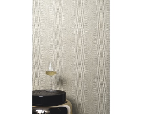 Papier peint aspect peau de serpent