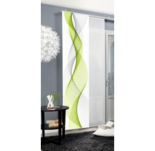 Schiebegardine Digitaldruck Opalia weiß grün 60x245 cm