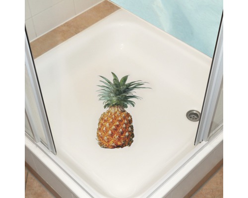 Douche avec motif ananas