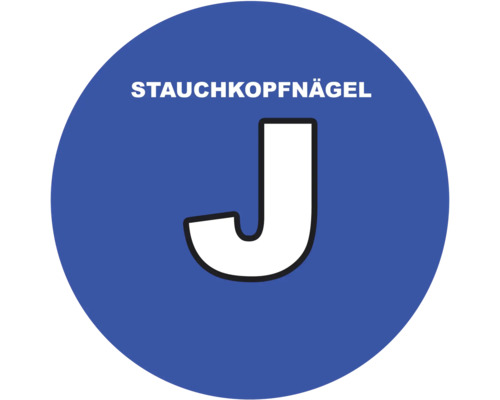 Symbol für Stauchkopfnägel