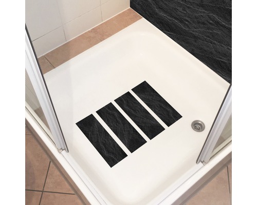 Receveur de douche avec bandes antidérapantes pour plus de sécurité