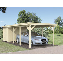Carport simple Palmako Karl 23,1 m² 360 x 762 cm apprêt par immersion