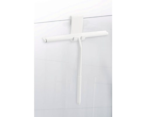 Duschabzieher mit Halterung zur Wandmontage