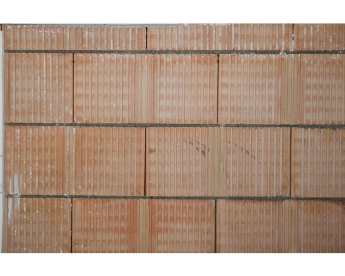 Wand aus Ziegelsteinen