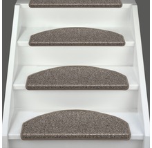 Marches d''escalier en moquette sur un escalier