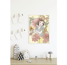 Image encadrée avec Blanche-Neige et des fleurs comme décoration de chambre d''enfant