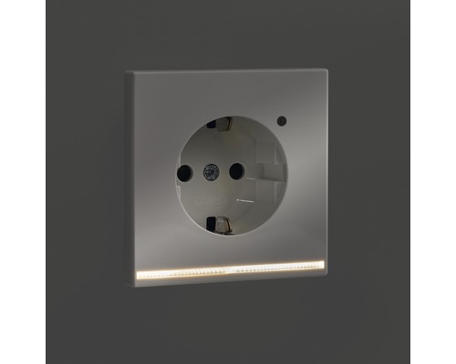 Prise électrique avec éclairage LED
