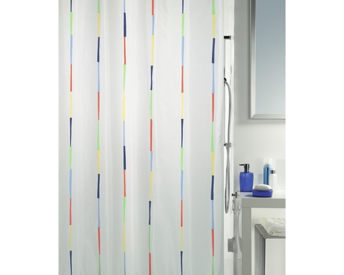 Rideau de douche Spirella Dario multicolore 120x200 cm
