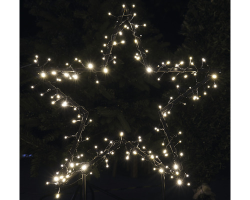 Étoile LED décorative pour l''extérieur, idéale pour la période de Noël