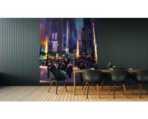 Panneau en plastique élément 3D City Paint surface totale 5,85 m² 1 paquet = 6 pièces de 2600x375x8 mm