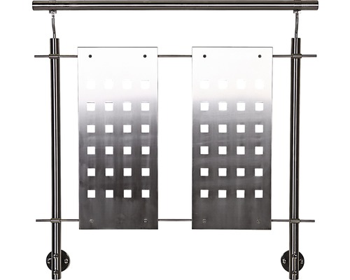 Handtuchhalter aus Edelstahl mit quadratischen Aussparungen für Badezimmer